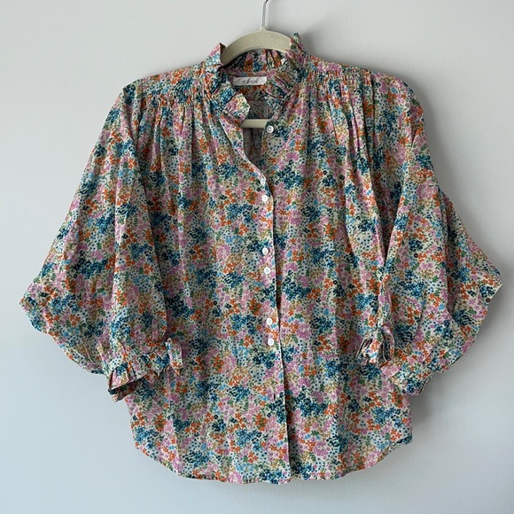 Doen Rose Top in Lady Bird Floral XXS - Picture 3 of 9